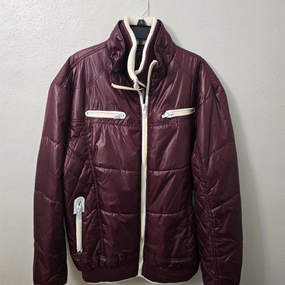 DOUBLE VESTED BOMBER WINTER COAT. LIKE NEW